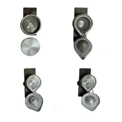 3" Inch Designer Cow Dung Diya Making Mold with Clutch(Type-Diya No.5)